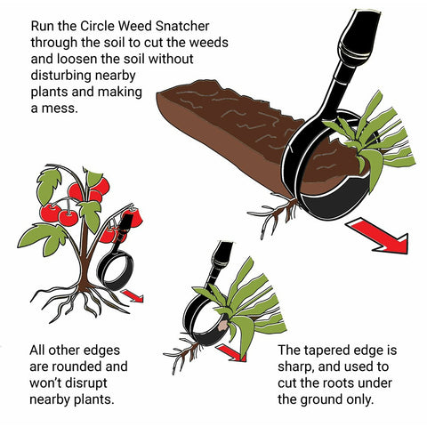 Image of Circle Weed Snatcher - Tool Head Option - Ruppert Garden Tools, LLC