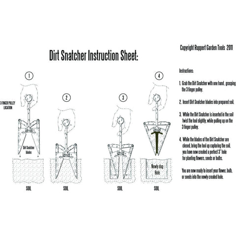 Image of The Dirt Snatcher - Ruppert Garden Tools, LLC